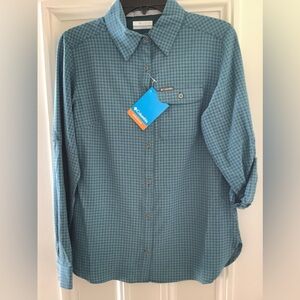 NWT Columbia Savanna Hill Plaid Long Sleeve Shirt XS